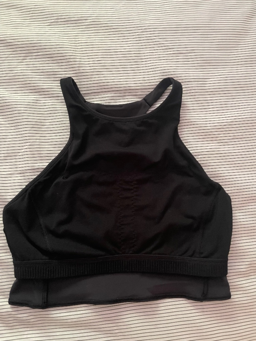 Lululemon Sports Bra Size S Black Cross Back
